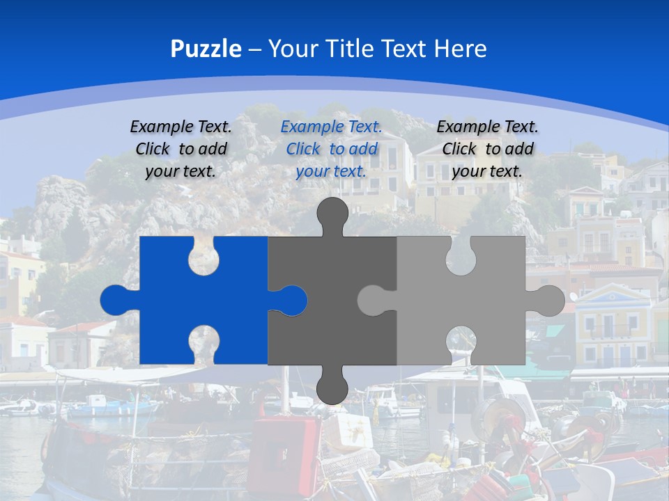 Meeting Horizon Sea PowerPoint Template
