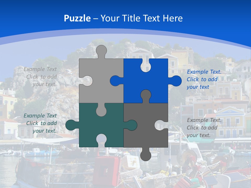 Meeting Horizon Sea PowerPoint Template