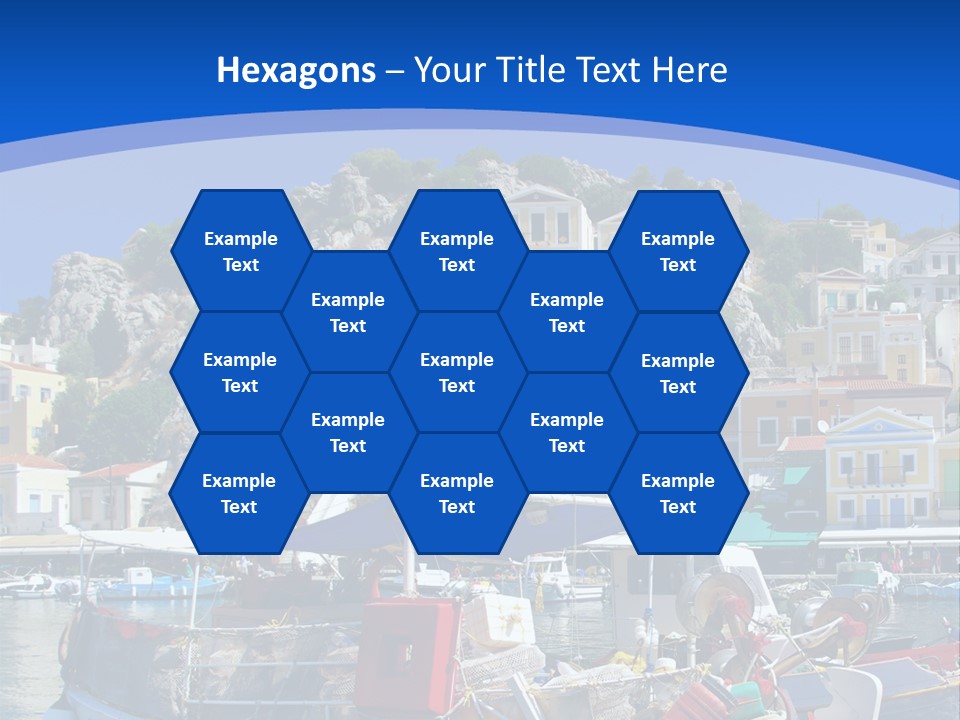 Meeting Horizon Sea PowerPoint Template