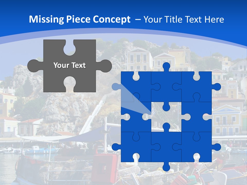 Meeting Horizon Sea PowerPoint Template