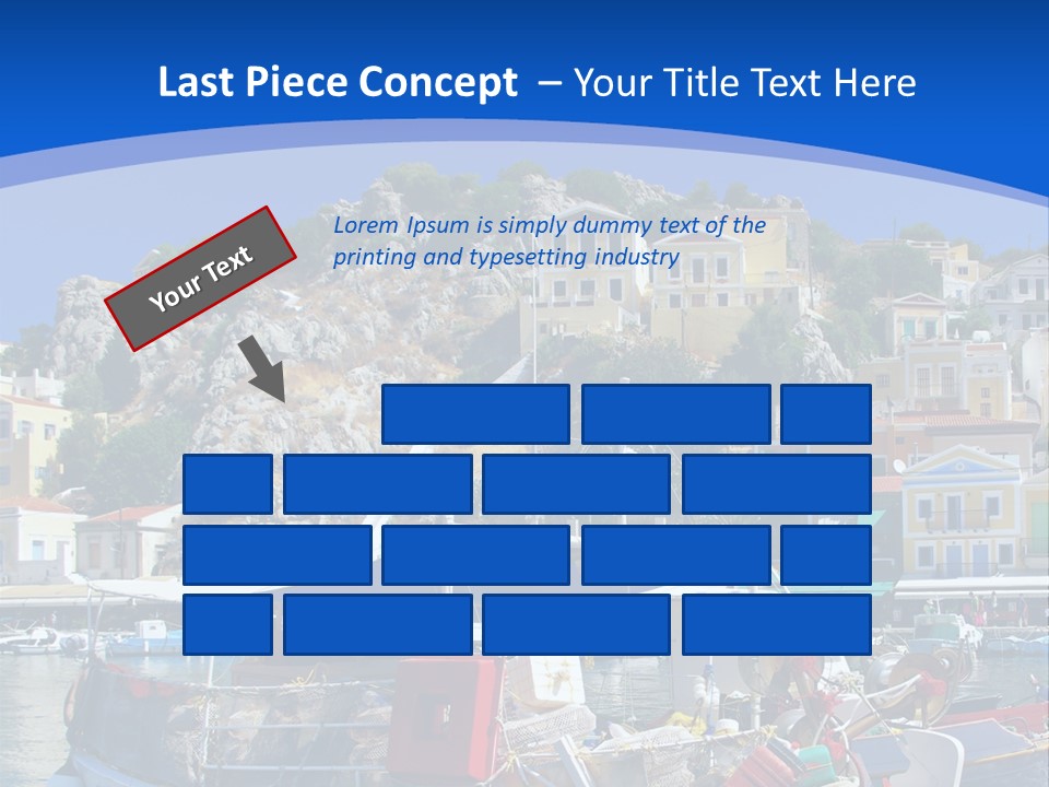 Meeting Horizon Sea PowerPoint Template