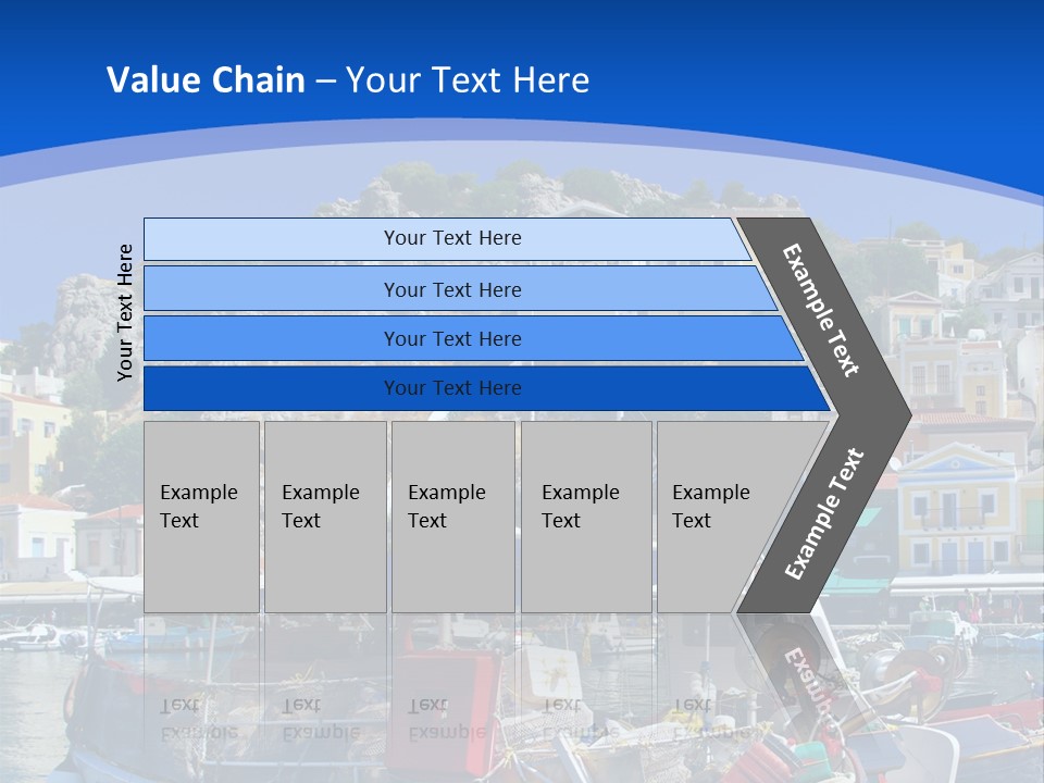 Meeting Horizon Sea PowerPoint Template