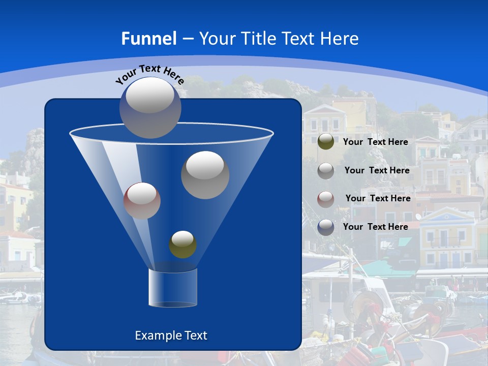 Meeting Horizon Sea PowerPoint Template
