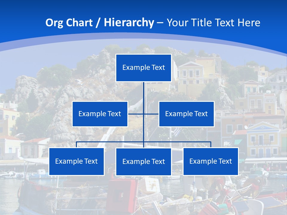 Meeting Horizon Sea PowerPoint Template