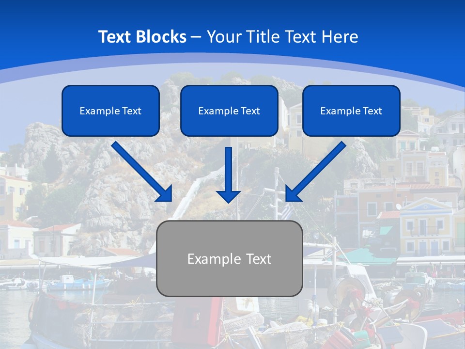 Meeting Horizon Sea PowerPoint Template
