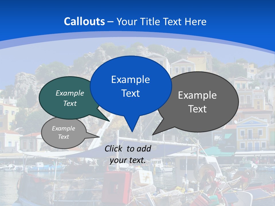 Meeting Horizon Sea PowerPoint Template