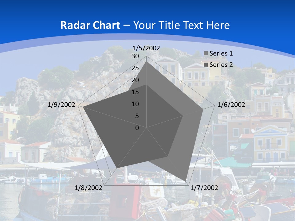 Meeting Horizon Sea PowerPoint Template