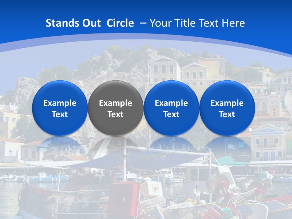 Meeting Horizon Sea PowerPoint Template