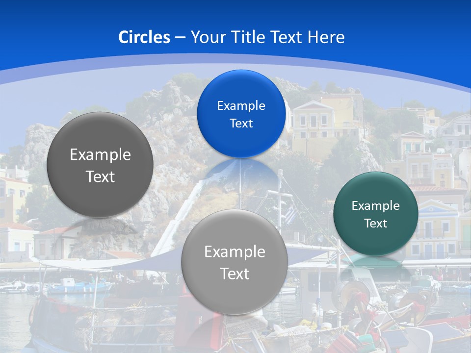 Meeting Horizon Sea PowerPoint Template