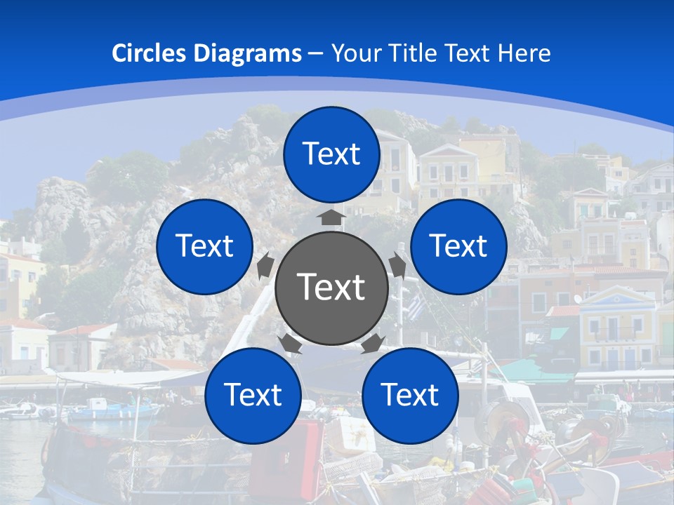 Meeting Horizon Sea PowerPoint Template