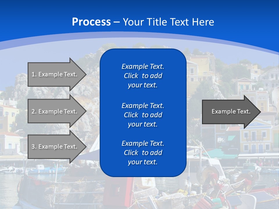 Meeting Horizon Sea PowerPoint Template