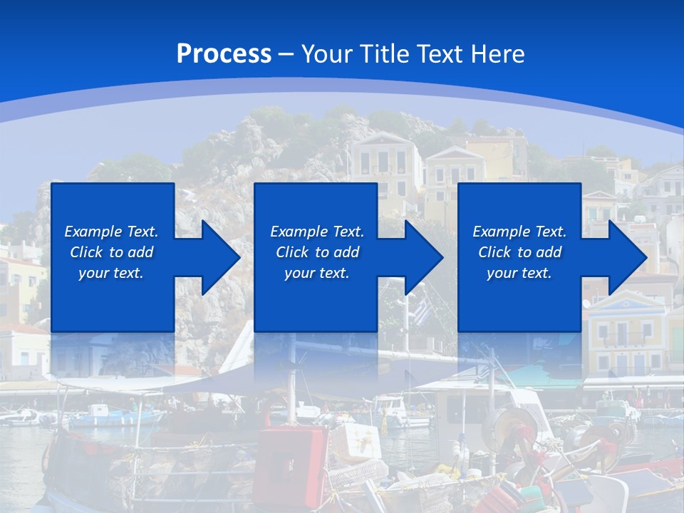 Meeting Horizon Sea PowerPoint Template