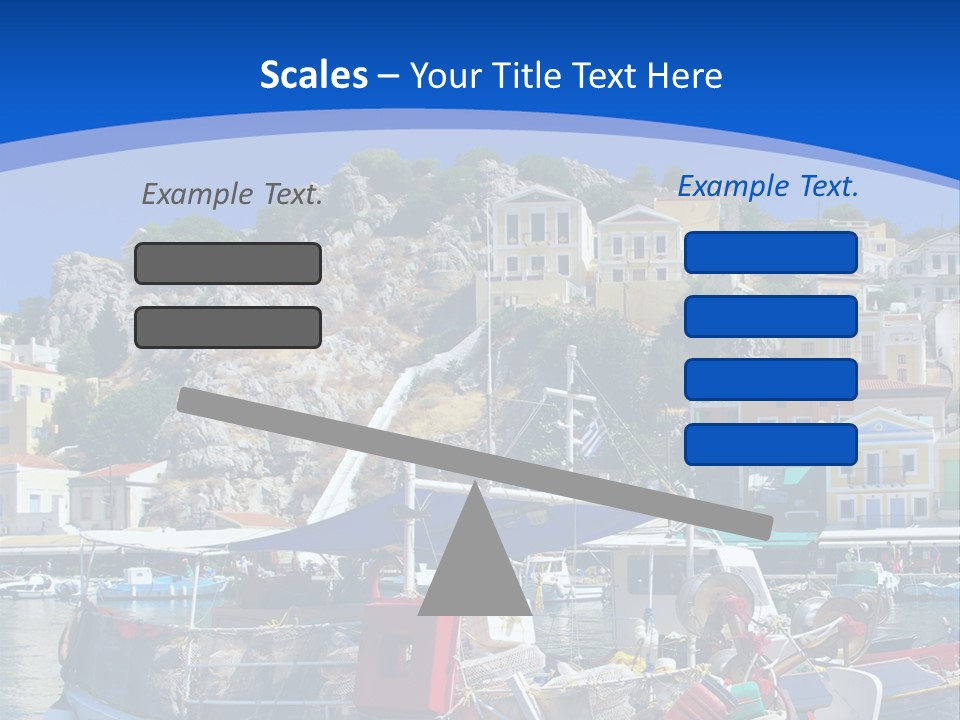 Meeting Horizon Sea PowerPoint Template
