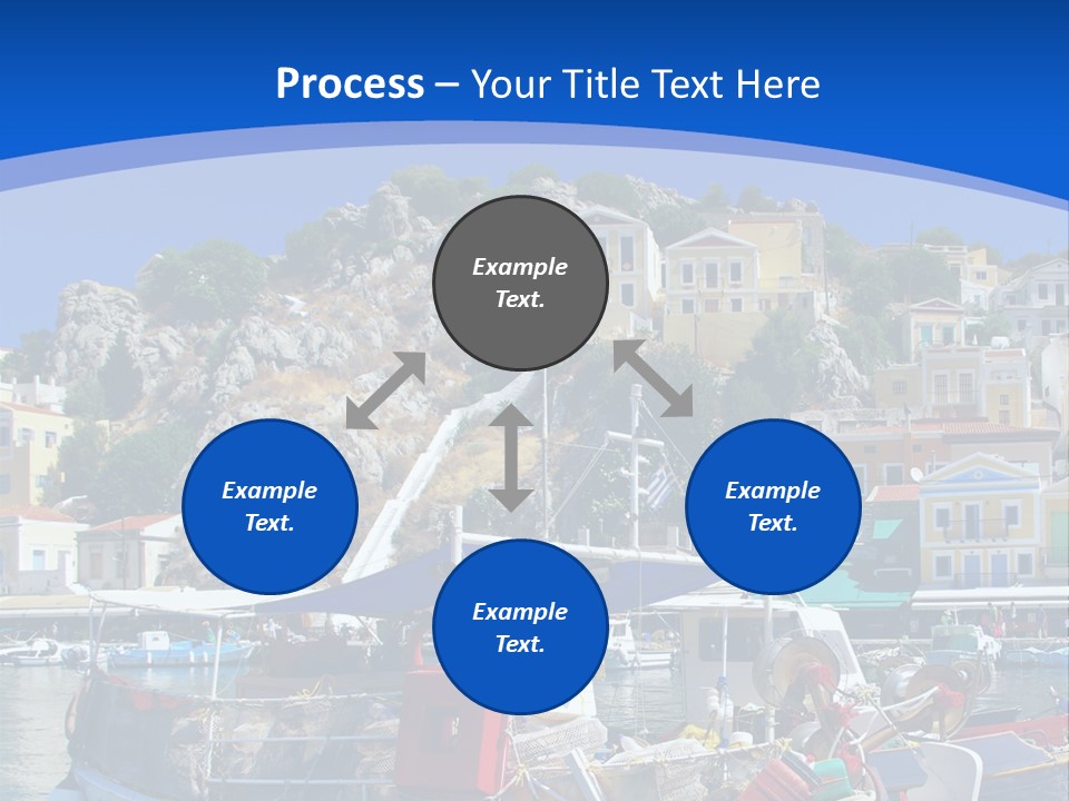 Meeting Horizon Sea PowerPoint Template