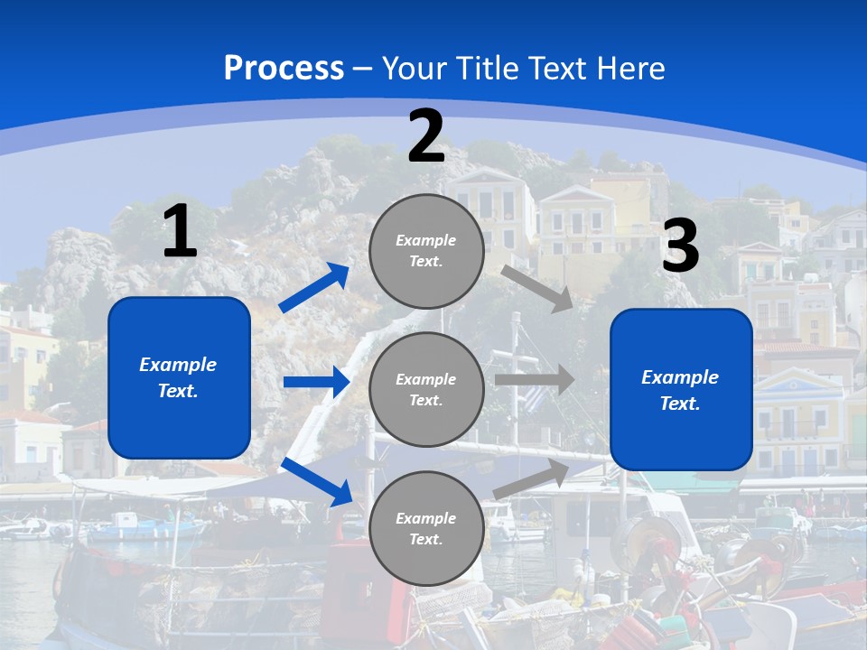 Meeting Horizon Sea PowerPoint Template