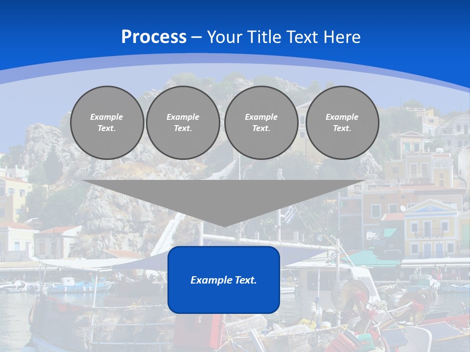 Meeting Horizon Sea PowerPoint Template