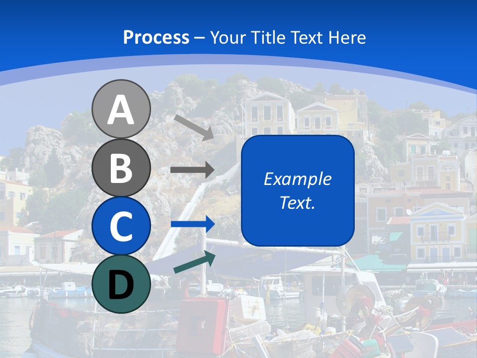 Meeting Horizon Sea PowerPoint Template