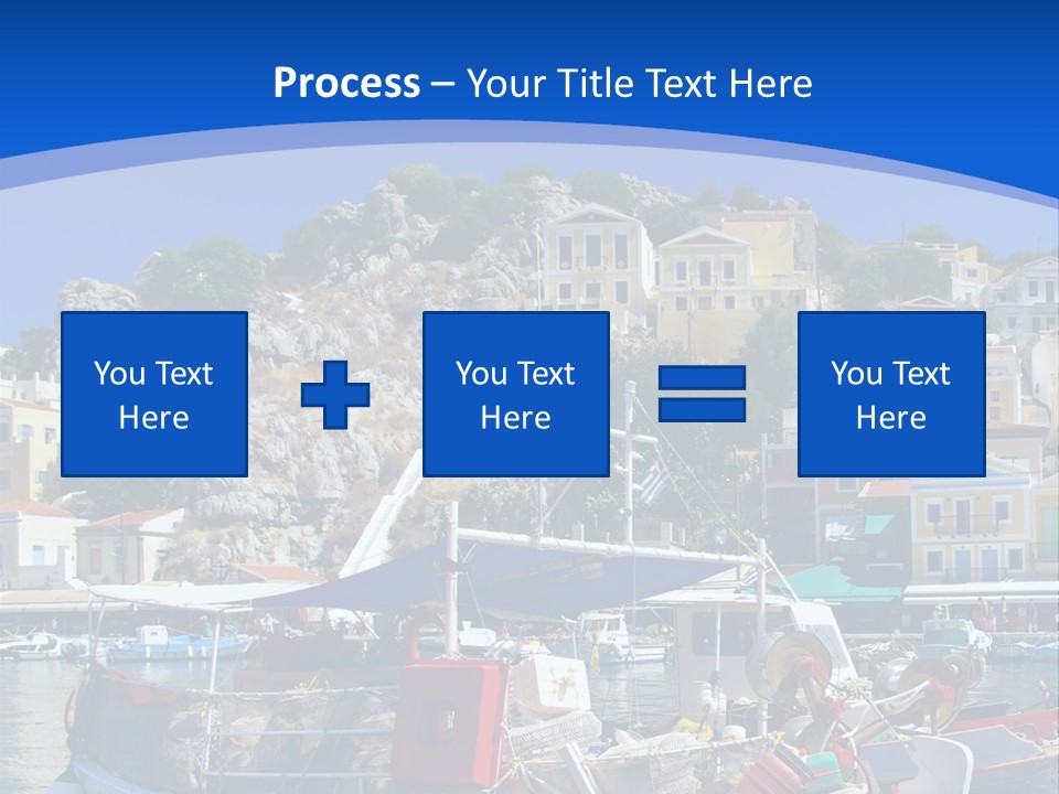 Meeting Horizon Sea PowerPoint Template