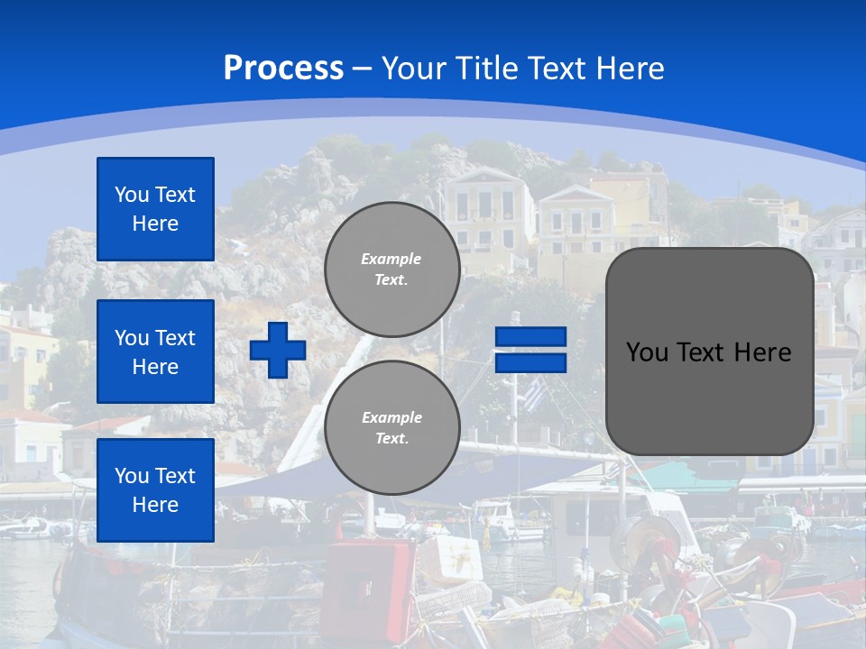 Meeting Horizon Sea PowerPoint Template