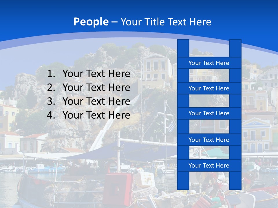 Meeting Horizon Sea PowerPoint Template