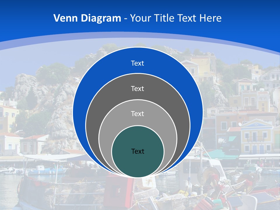 Meeting Horizon Sea PowerPoint Template