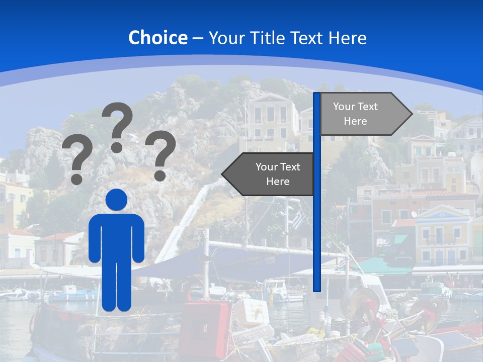 Meeting Horizon Sea PowerPoint Template