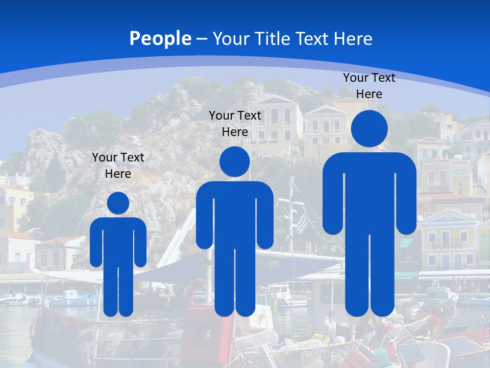 Meeting Horizon Sea PowerPoint Template