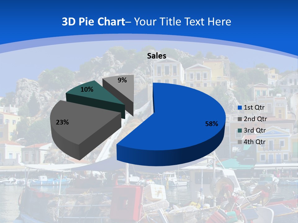 Meeting Horizon Sea PowerPoint Template