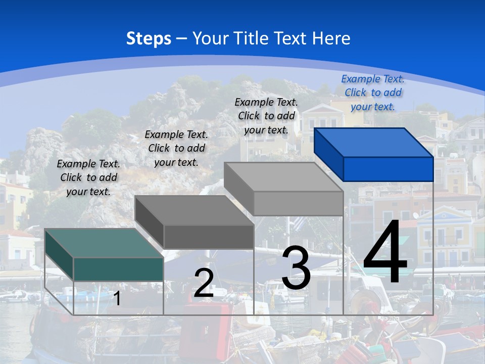 Meeting Horizon Sea PowerPoint Template