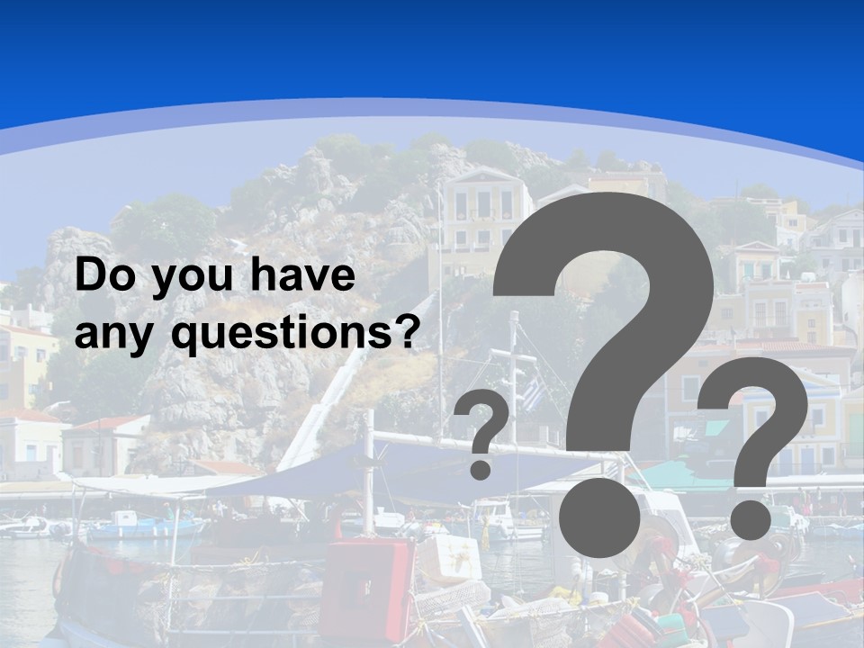 Meeting Horizon Sea PowerPoint Template