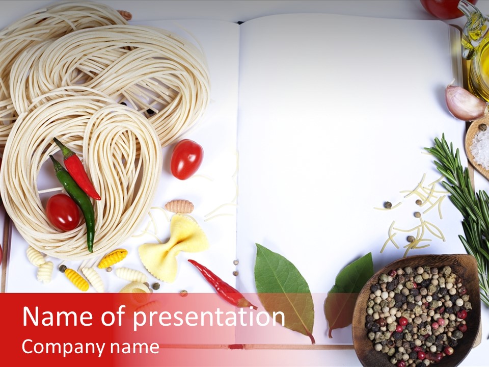 Pesto Cherry Textured PowerPoint Template