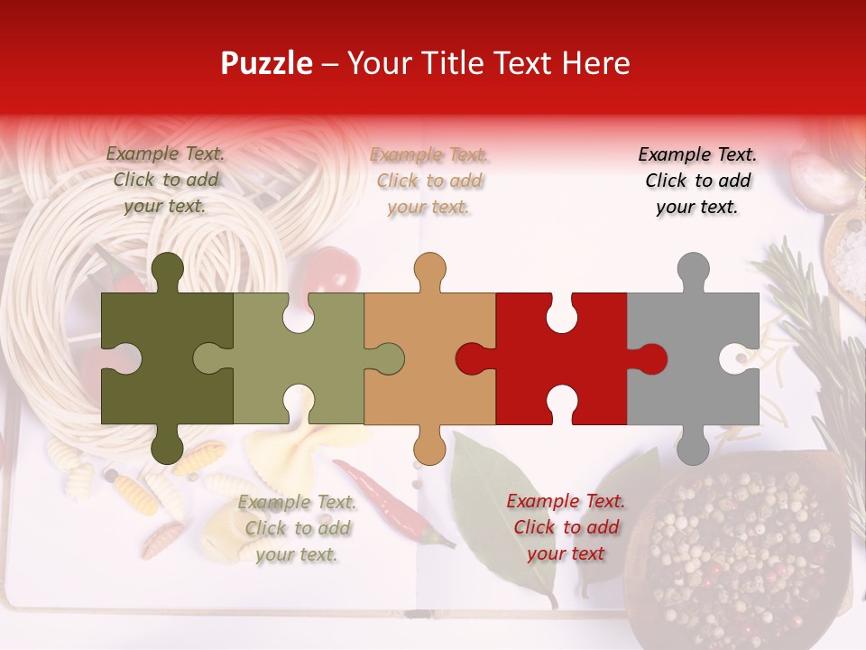 Pesto Cherry Textured PowerPoint Template