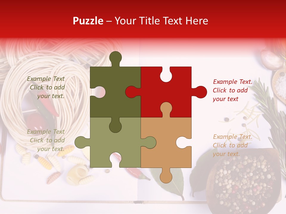 Pesto Cherry Textured PowerPoint Template