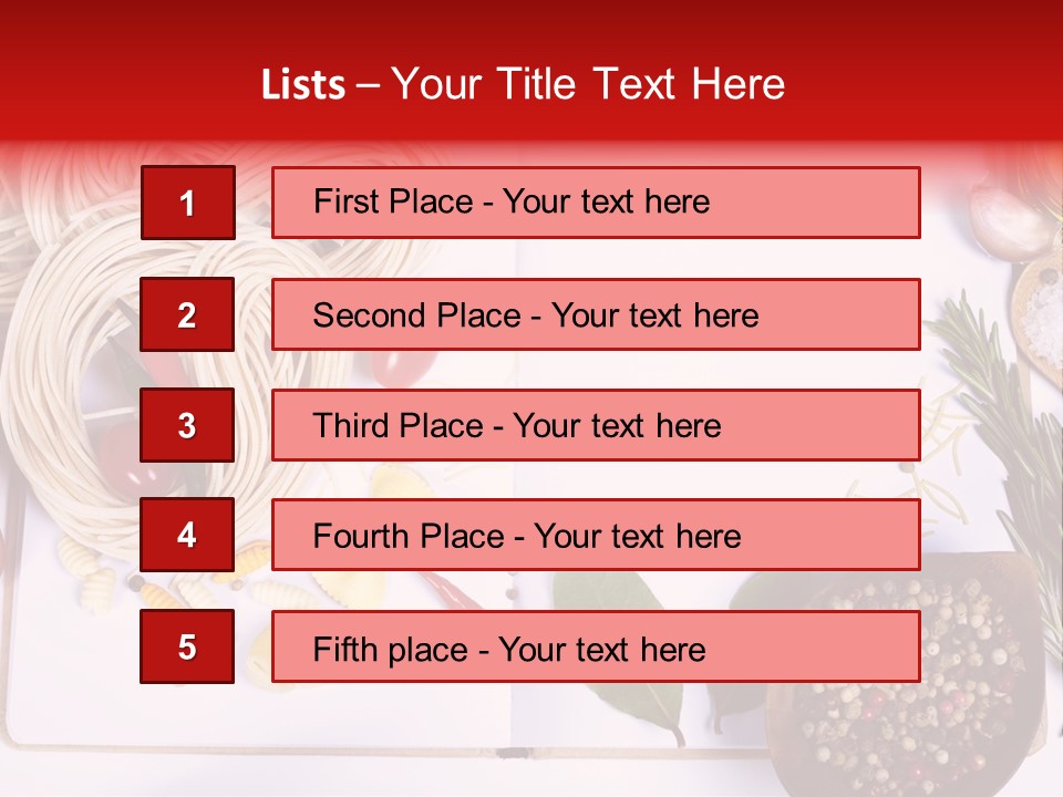 Pesto Cherry Textured PowerPoint Template