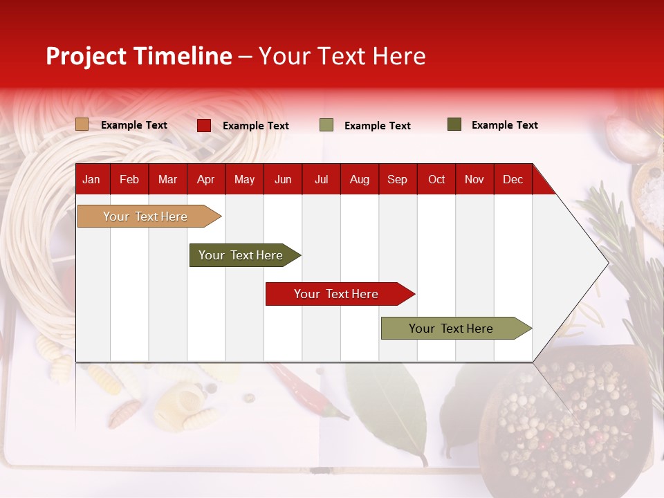 Pesto Cherry Textured PowerPoint Template