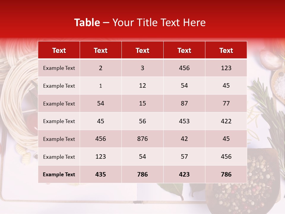 Pesto Cherry Textured PowerPoint Template