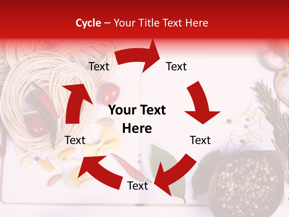 Pesto Cherry Textured PowerPoint Template