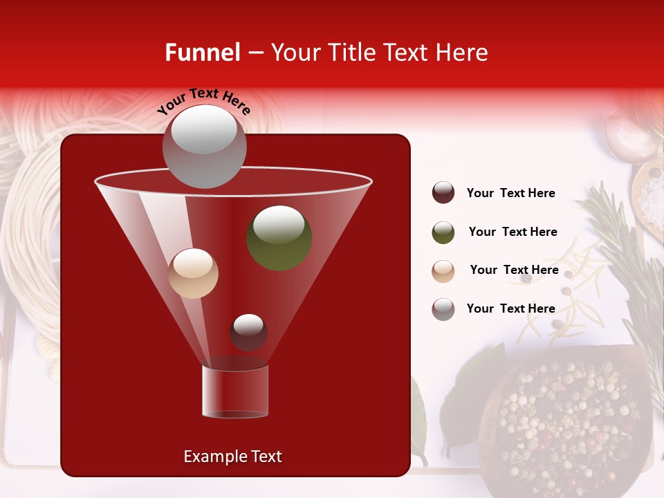 Pesto Cherry Textured PowerPoint Template