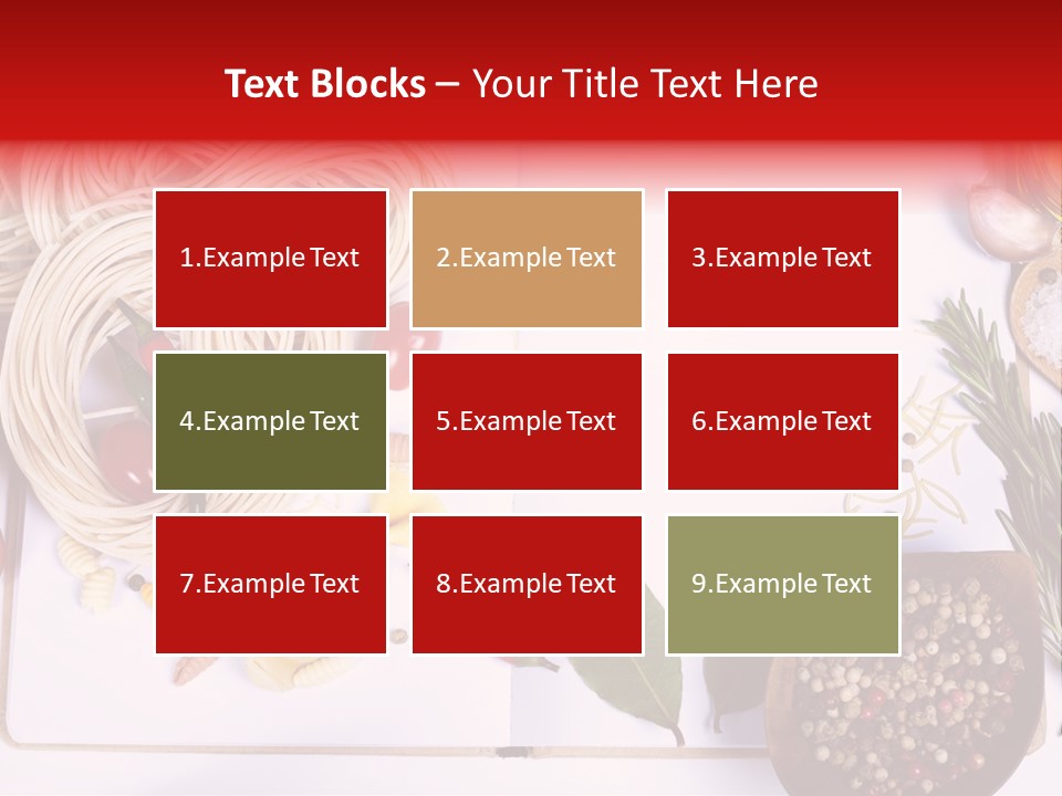 Pesto Cherry Textured PowerPoint Template