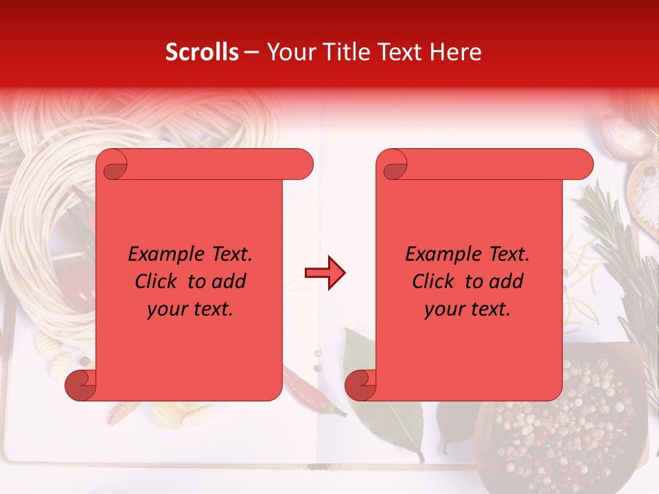 Pesto Cherry Textured PowerPoint Template