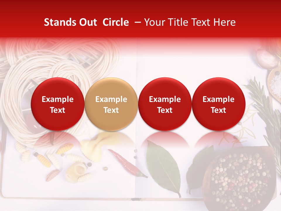 Pesto Cherry Textured PowerPoint Template