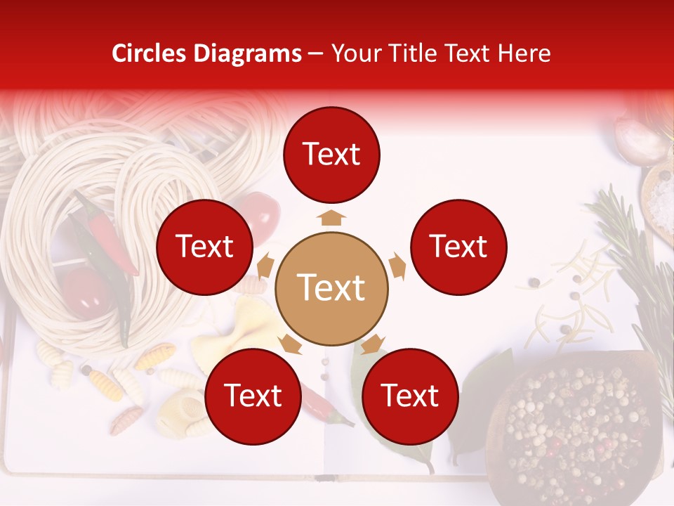 Pesto Cherry Textured PowerPoint Template