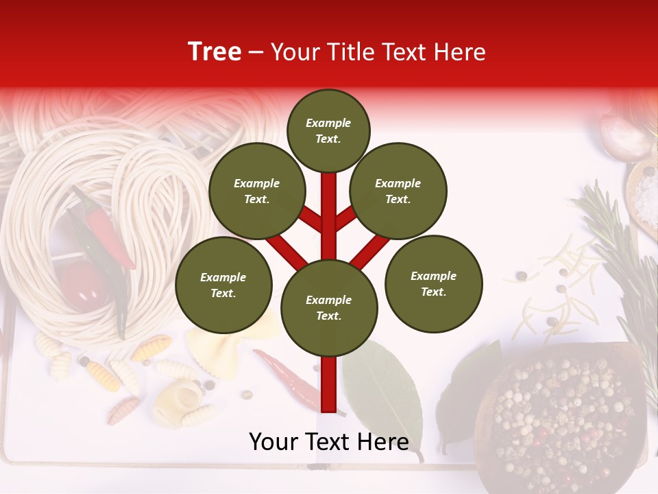 Pesto Cherry Textured PowerPoint Template