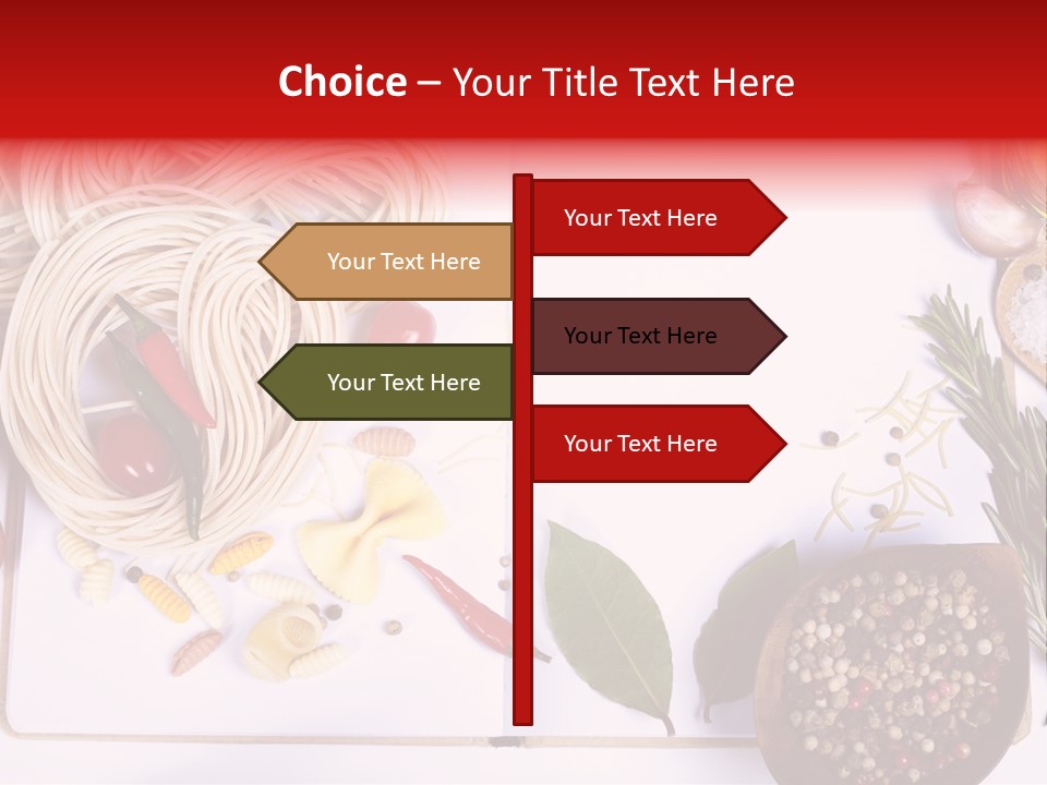 Pesto Cherry Textured PowerPoint Template