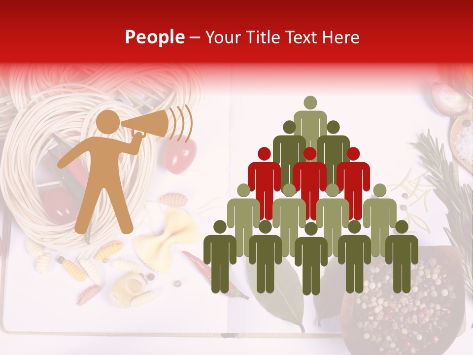 Pesto Cherry Textured PowerPoint Template