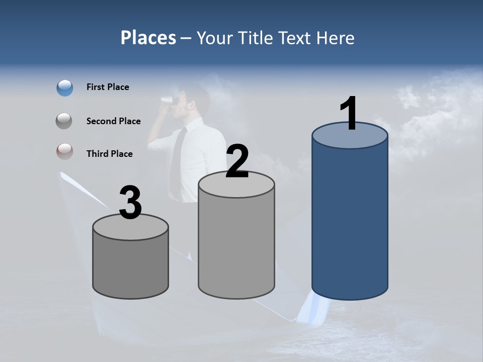 Business Away Horizon PowerPoint Template