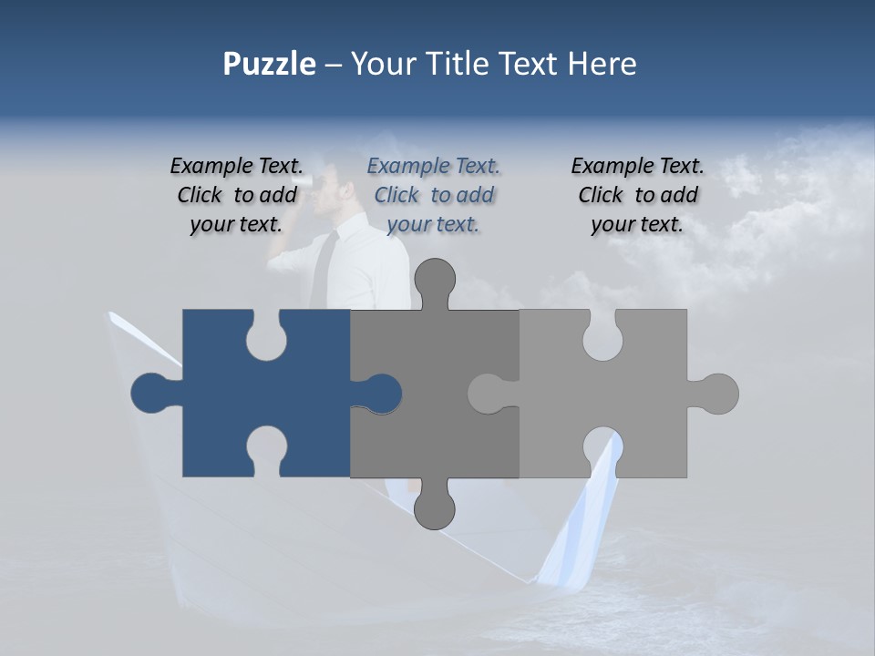 Business Away Horizon PowerPoint Template