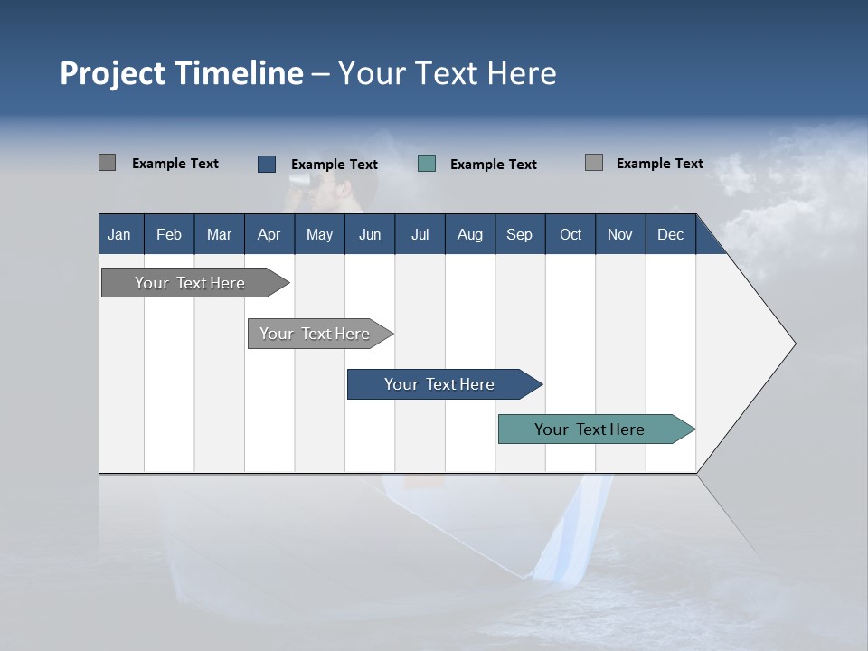 Business Away Horizon PowerPoint Template