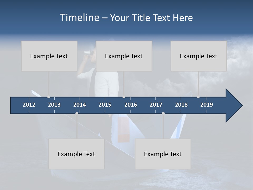 Business Away Horizon PowerPoint Template