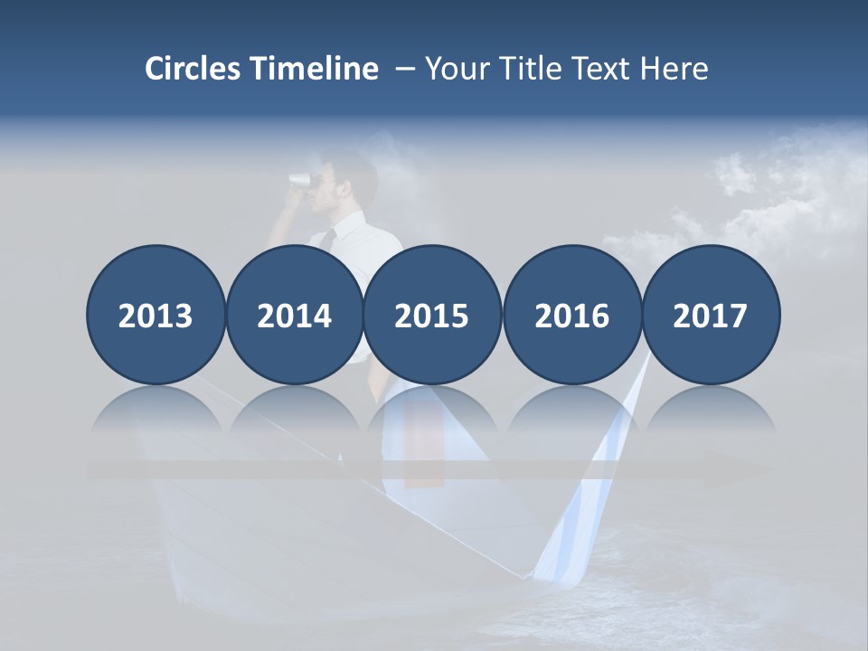 Business Away Horizon PowerPoint Template